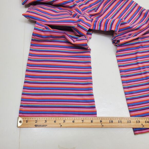 Hanna Andersson Sz 140 US 10 Kids Pajama Pants Bottoms Purple Striped - Picture 8 of 12